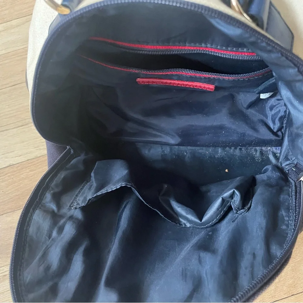 Tommy Hilfiger Black and Red Men's Backpack